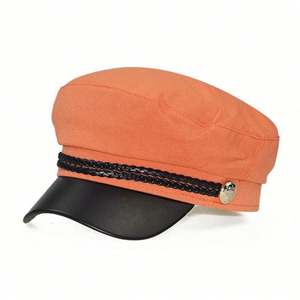 Gorro Boina Plana de Moda para Mujer, Diseño Trenzado, Protección Solar, Uso Diario, Pesca, Viajes al Aire Libre - Product Image 3