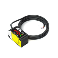 Capteur de distance laser HZ-C030 IP67, sortie relais analogique 4-20 mA, détection 30 mm, RS485, 12 V 24 V CC, capteur de déplacement laser