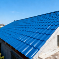 Taier Musterkauf Wellblech-Dachplatten für Werkstätten und Fabriken UPVC Kunststoff PVC-Fliesen Techos ASA-Oberfläche Glatte Dachziegel