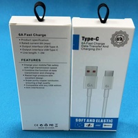 Câble de Données Rapide USB vers Type-C 6A en TPE, Câble de Charge Type-C vers USB pour Téléphones Mobiles Huawei, Xiaomi, Samsung, Charge Rapide 66W