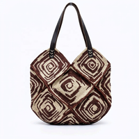 Sac fourre-tout décontracté en raphia tressé fait main, sac à bandoulière géométrique pour la plage et les voyages, doux, pour femme, marque privée OEM ODM