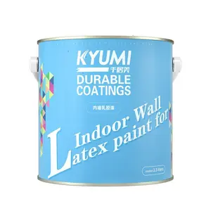 Kyumi Durable Waterproof Interior Latex Decoration Coating for Household Premium Latex Paint for Walls Ceilings