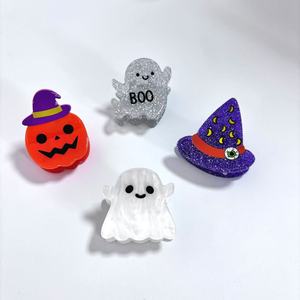 Halloween fantasma <span class=keywords><strong>calabaza</strong></span> sombrero mágico acrílico pinzas para el <span class=keywords><strong>cabello</strong></span> para mujeres ODM/OEM conjunto al por mayor para el <span class=keywords><strong>cabello</strong></span> - Product Image 2