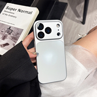 Nouvelle Arrivée Étui AG avec Protection d'Objectif à Mise au Point Automatique Coque Rigide de Luxe en PC Mat pour iPhone 17 Pro Max
