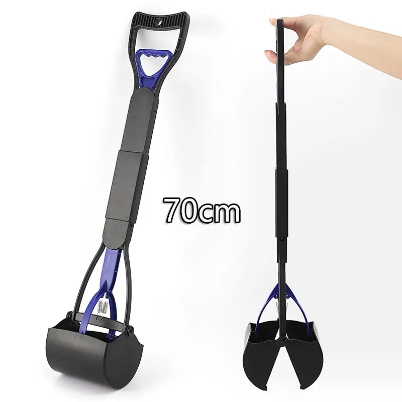 Grote Hond Pooper Scooper 70Cm Lang Handvat Opvouwbare Poepverwijderaar Grabber Picker Voor Buiten Tuin/Indoor Kat En Hond Dierlijk Afval