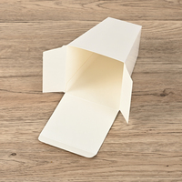 Boîtes en papier kraft de qualité alimentaire, écologiques et recyclables, à usage unique, adaptées aux assiettes de barbecue, aux frites et au pop-corn.
