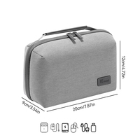 Sac de voyage universel pour accessoires technologiques, pochette numérique premium grande capacité pour câbles de batterie externe, fournisseur de logo de marque personnalisé