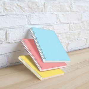 Wholesale A5 <b>Spiral</b> <b>Bound</b> <b>Notebooks</b> PVC Soft Paper Cover Business Office Student Use Advertising Coil Design - Product Image 4