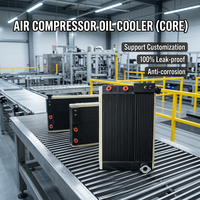 Radiateur à ailettes en aluminium, directement de l'usine, 100 % testé sous pression, refroidisseur d'huile 1622319000 pour compresseur d'air Atlas GA55