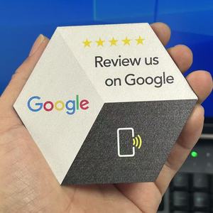 การ์ดรีวิว Google ไม้กับ NFC-ปล่อยให้เราตรวจสอบได้อย่างง่ายดาย - Product Image 2