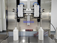 Machine de remplissage semi-automatique de liquides pour boissons, désinfectant pour les mains, alcool, huile, eau, avec pesage, capacité 25 kg, distributeur de liquides par pesage