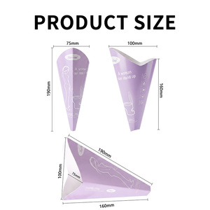Urinoir jetable pliable pour femmes, entonnoir portable pour usage post-chirurgical et extérieur - Product Image 6