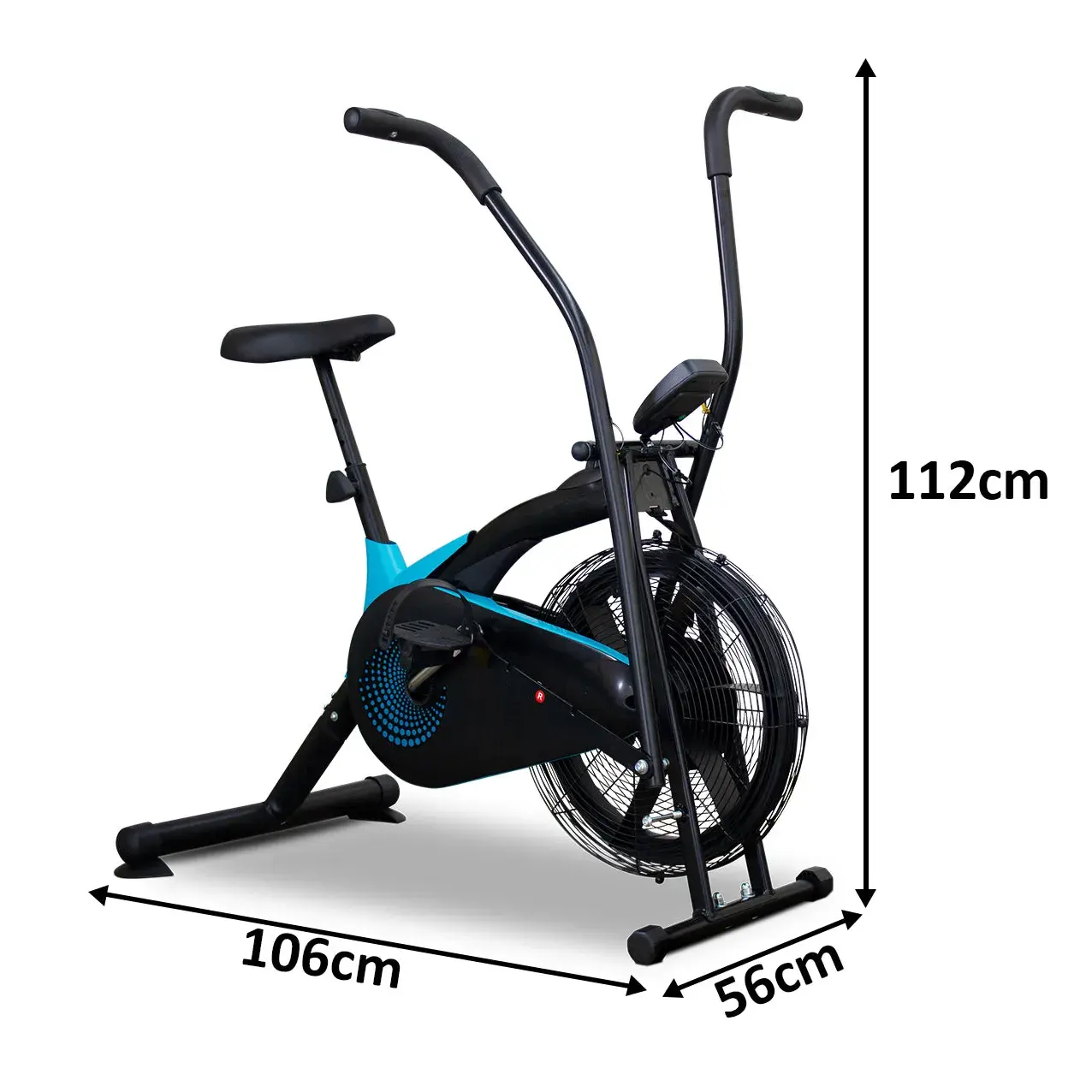 Nouveau design vélo d'exercice à air intérieur vélo elliptique cardio ventilateur