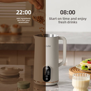 Máquina para Leche <span class=keywords><strong>de</strong></span> Soya Doméstica 110V Automática Sin Filtro, Preparador <span class=keywords><strong>de</strong></span> Alimentos para Bebés, Diseño Silencioso, Temporizador <span class=keywords><strong>de</strong></span> 12H, Diez Cuchillas <span class=keywords><strong>de</strong></span> Molienda Fina - Product Image 4