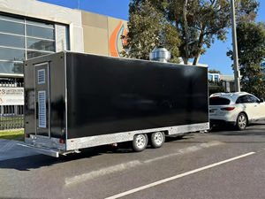 Chariot de restauration mobile d'exportation - Véhicule de vente ambulante multifonctionnel en acier inoxydable à double fenêtre pour la restauration rapide, les hot-dogs, la crème glacée - Product Image 4