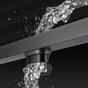 JOYHOO Personnalisé Différentes Tailles En Acier Inoxydable 304 Insert De Carrelage Invisible Dissimulé Linéaire Long Drain De Sol De Douche 32*600mm - Product Image 5