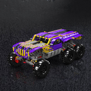 Mould King 18009 2014PCS Car Serie RC Purple Gold Tiger Climb Car Building Block Model Technical Educational Toys Festival Gift - Product Image 3