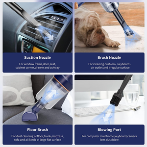 Aspiradora y Sopladora Inalámbrica Portátil Mini para el Hogar, Aspiradora Eléctrica Inalámbrica Multifunción para Limpieza de Autos - Product Image 2