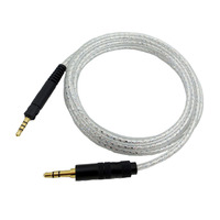 Kabel Peningkatan Pengganti untuk ATH-M50X M40X M70X Headphone Headset Kabel Audio Lapisan Perak 2.5Mm 3.5Mm 4.4Mm