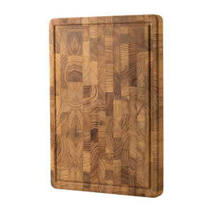 Tabla de cortar cuadrada y rectangular de <span class=keywords><strong>madera</strong></span> maciza engrosada para uso doméstico en la cocina - Product Image 6