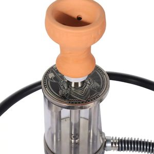 Acheter Ensemble de shisha narguilé avec tuyau narguilé pinces bol en céramique Sheesha narguilé <span class=keywords><strong>Chicha</strong></span> tuyau d'eau narguilé coffret cadeau - Product Image 5