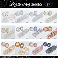 ZRKGEL Marque Privée OEM 12 Couleurs Super Brillant Peint UV Gel Nail Art Crème Peinture Réfléchissante Glitter Gel Vernis À Ongles Ensemble