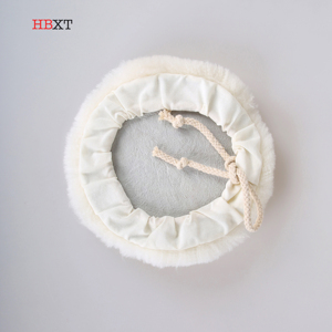 <span class=keywords><strong>Bonnet</strong></span> de polissage en laine d'agneau de 7 pouces, tampons de polissage en laine pour le polissage de voitures, meubles, pierre et bois - Product Image 2