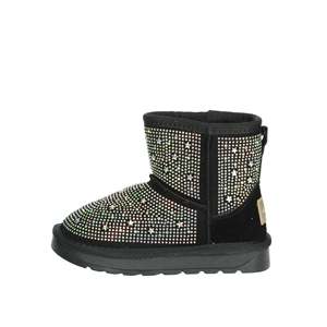 Botas Bajas para Niña, Color Negro HX003, con Estrellas de Diamantes de Imitación, para Invierno - Product Image 1