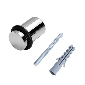 Butoir <span class=keywords><strong>de</strong></span> porte magnétique en acier inoxydable avec <span class=keywords><strong>protection</strong></span> murale en caoutchouc pour porte <span class=keywords><strong>de</strong></span> douche en verre – Fourniture directe usine - Product Image 5