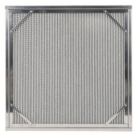 Filtre à panneaux HEPA haute température HZY, efficacité de 99,999 %, porosité de 0,3 m, jusqu'à 450 °C, dimensions personnalisables, matériau en fibre de verre