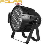 Éclairage d'intérieur LED RGBW 54x3W IP20, projecteur lumineux de couleur RGBW pour DJ, club, événements, fêtes et concert