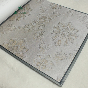 Rollos autoadhesivos de fábrica china para vinilo de Hotel, película decorativa de estilo de buena calidad, papel tapiz de tela texturizada listo para enviar - Product Image 1
