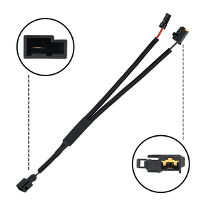 Faisceau de câblage 1 à 2 pour klaxon, en PVC, étanche IP67, pour adaptateur de klaxon Frontlander Raize Snail, connecteur non destructif - Product Image 3