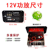 Carte mère amplificateur de subwoofer de voiture 12V haute puissance avec puce, pour haut-parleur, ajustement standard