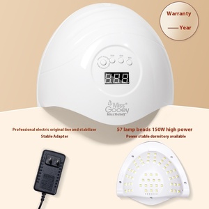 Kit de manucure UV Gel 150W avec lampe UV à séchage rapide, outils de manucure, coffret en plastique, gel professionnel pour débutants, fournitures de salon - Product Image 5