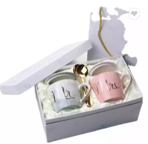 Juego de Regalo de Navidad de Lujo Corporativo 2022, Juego de Regalo de Mármol para Boda, Recuerdo para Damas de Honor, Regalo para <span class=keywords><strong>Parejas</strong></span>, Taza, Caja de Regalo, Bolsa para Boda - Product Image 2
