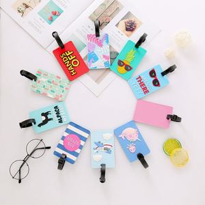 2025 Fashion Custom Pvc Luggage Tag <b>Travel</b> Luggage Accessories With Your Name and Message Luggage Tag - Product Image 6