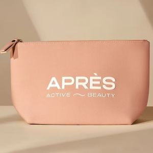 Bolsa de cosméticos de neopreno, bolsas de almacenamiento de viaje impermeables a la moda, organizador de maquillaje portátil personalizado, bolsas con cremallera para baño de mujer - Product Image 5