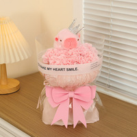 HBX Capybara Rose Soap Flower Gift Cartoon Bouquet Handmade Flower Set High Quality Environment-Friendly All Seasons Wholesale