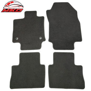 Alfombrillas para Toyota RAV4 19-24, 4 piezas, delanteras y traseras, antideslizantes, de terciopelo, color negro - Product Image 1
