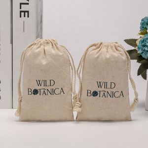 Custom <b>Drawstring</b> Muslin Cotton Gifts Tea Clothing <b>Pouches</b> Cotton Muslin <b>Drawstring</b> Bags - Product Image 1