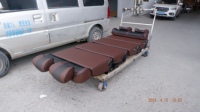 Canapé-lit VIP en cuir de luxe pour voiture électrique, idéal pour MPV, fourgonnette, camping-car, motorhome