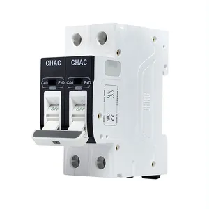 CHAC Factory direct sale CQB3-63 mcb circuit breaker 1p/2p Advanced circuit breakers 50/60HZ mcb/mccb/rcbo/rcd electric switch