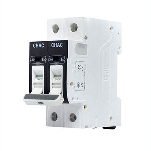 <span class=keywords><strong>CHAC</strong></span> vente directe d'usine CQB3-63 disjoncteur mcb 1p/2p Disjoncteurs avancés 50/60HZ mcb/mccb/rcbo/rcd interrupteur électrique - Product Image 1