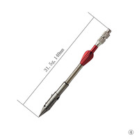 Fléchettes de pêche en acier inoxydable de 130-140 mm, accessoires de chasse en plein air pour lance-pierres