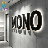 Letrero Comercial LED Personalizado de Alta Calidad, Iluminado, Resistente al Agua para Exteriores, Letras de Canal Acrílicas 3D, Letrero Publicitario con Logotipo para Tienda