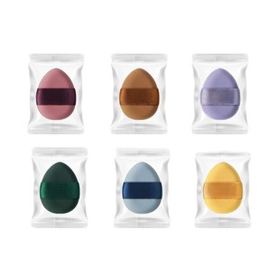 Soft Finger Powder Puff Small Thumb Air Cushion Sponge for Concealer Setting Powder <b>Foundation</b> Bag - Product Image 5