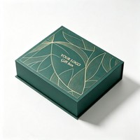 Boîte d'emballage de parfum de luxe en carton recyclable avec logo personnalisé, doublure en éponge, finition brillante, vente en gros