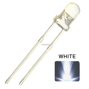 ขายร้อน100ชิ้น/ล็อตF3 3มม.ขาวUltra Bright <span class=keywords><strong>LED</strong></span> Light <span class=keywords><strong>Emitting</strong></span>ไดโอด8000MCDไดโอดคุณภาพสูงฟรีการจัดส่ง - Product Image 4