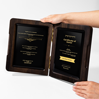 Médailles en relief personnalisées en métal et acrylique, certificats, plaques d'honneur pour les récompenses d'entreprise, reconnaissance des franchisés